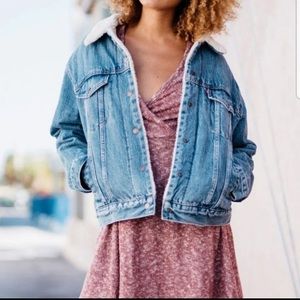 Levi’s Sherpa lined jean jacket San Francisco